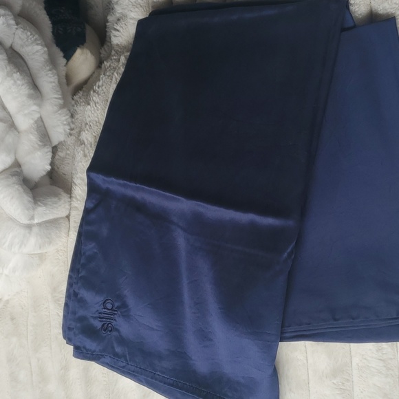 slip Bedding Slip Silk Pillowcases 2 Navy Blue Queen Size Poshmark